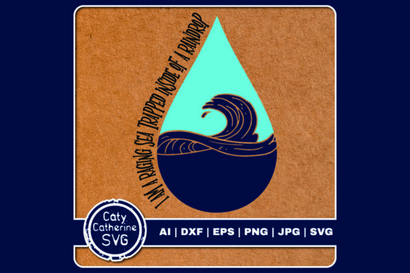 A Raging Sea Trapped Inside a Raindrop: Graphics and Crafts